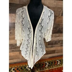 Scully Lace Cardigan Size Small